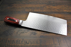 Kitchen Knives - Sakai Takayuki Cleaver Knife / Chopper Knife 195mm (7.6") Damascus 33 Layer