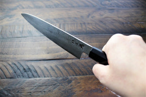 Kitchen Knives - Sakai Takayuki Ginsan Damascus Petty Knife 150mm (5.9")