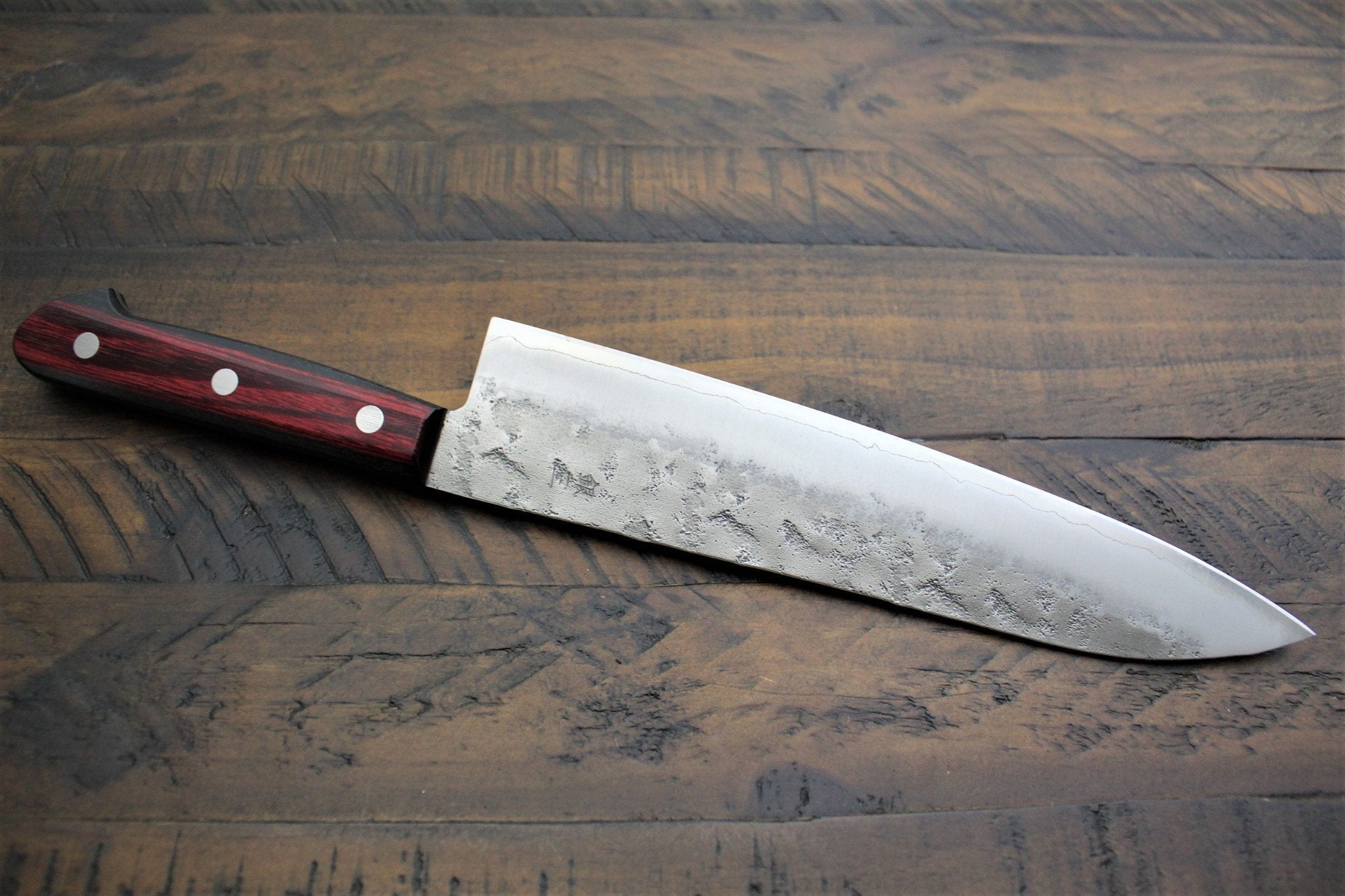 Kitchen Knives - Sakai Takayuki Ginsan Nashiji Gyuto Japanese Chef Knife 210mm (8.3")