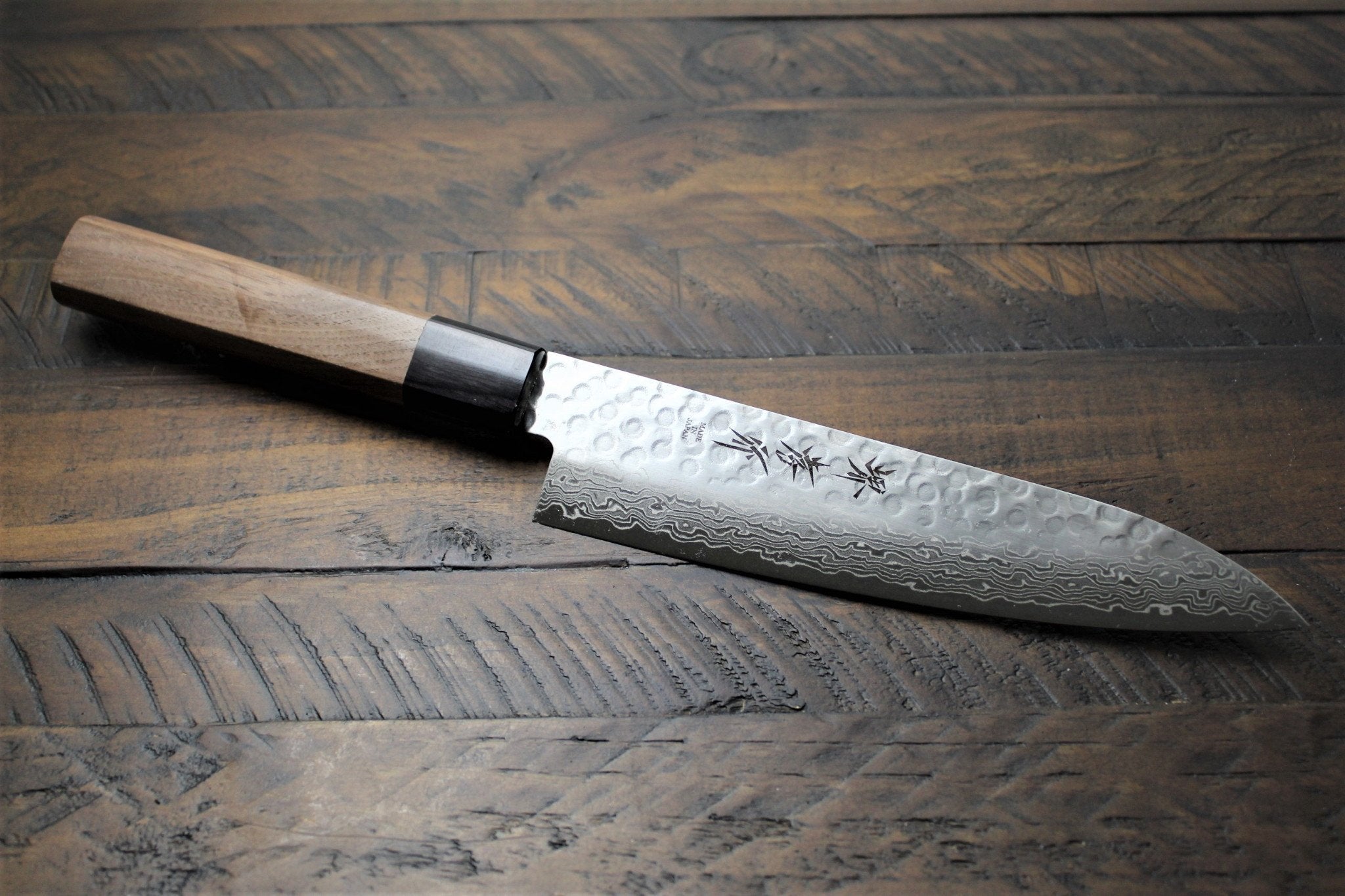 Kitchen Knives - Sakai Takayuki Gyuto Japanese Chef Knife 180mm (7.1") / 210mm (8.3") Damascus 45 Layer With Walnut Handle