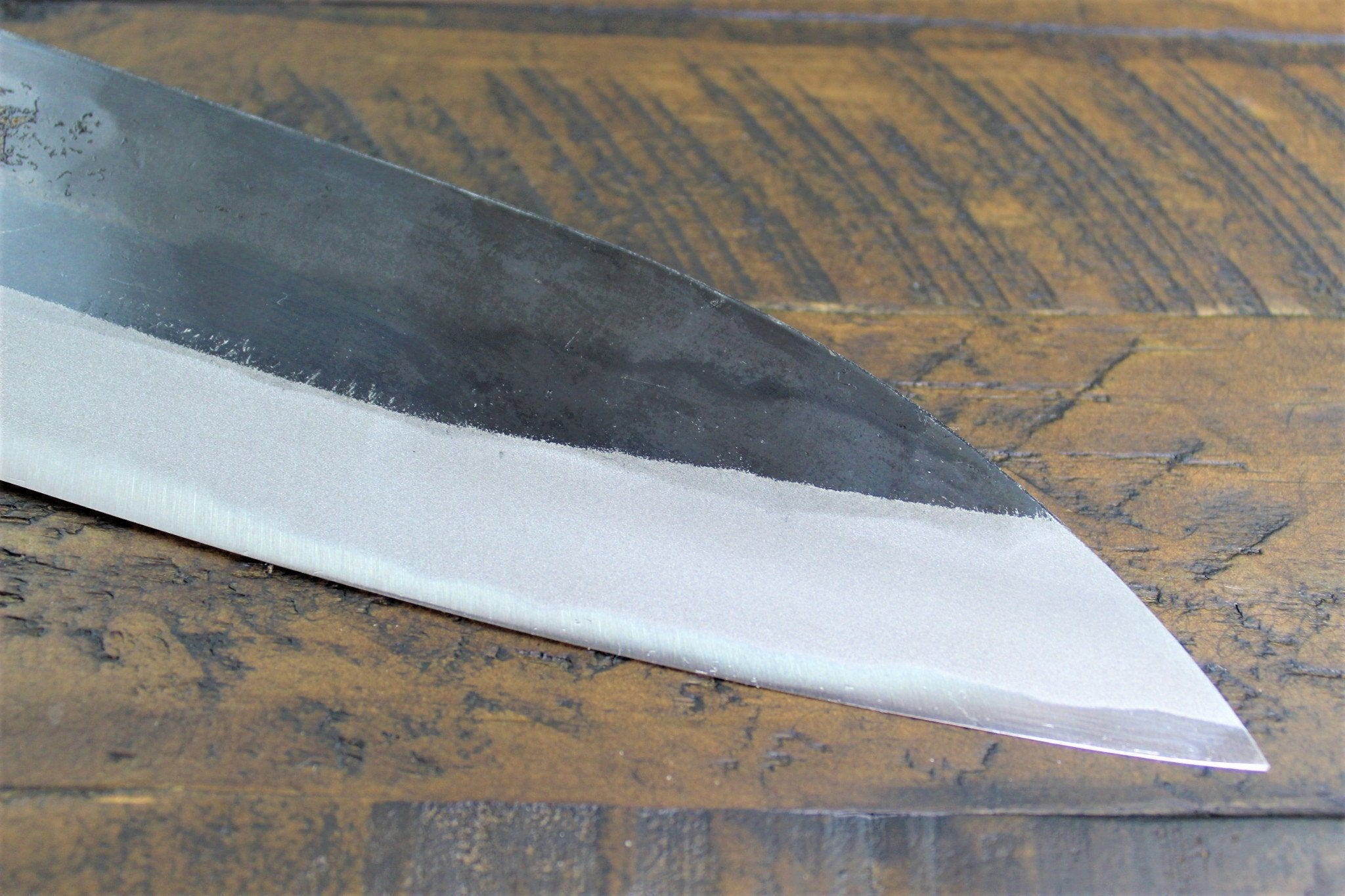 Kitchen Knives - Sakai Takayuki Gyuto Kurouchi Aoniko / Blue Steel #2 210mm (8.3") Japanese Chef Knife