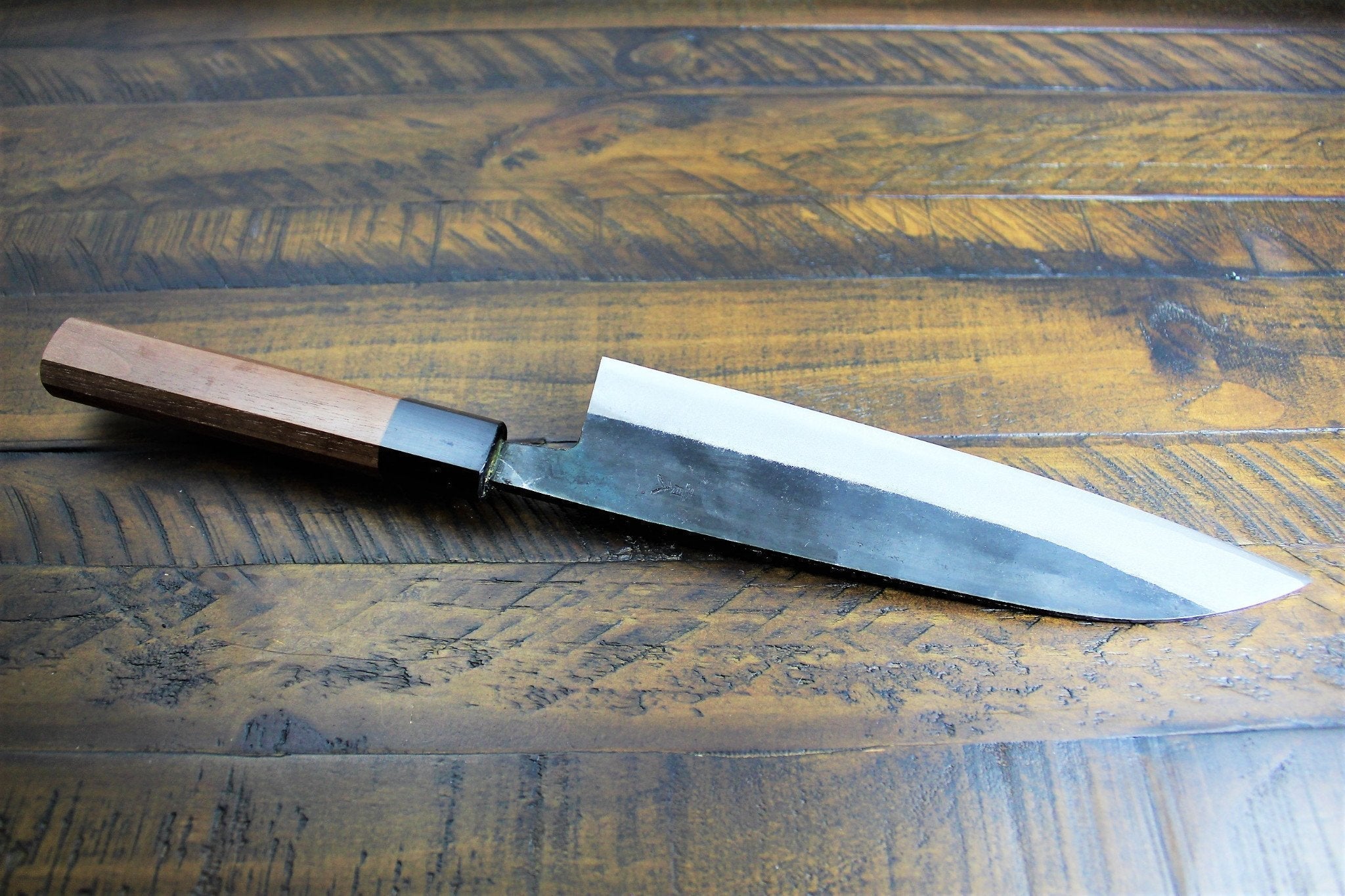 Kitchen Knives - Sakai Takayuki Gyuto Kurouchi Aoniko / Blue Steel #2 210mm (8.3") Japanese Chef Knife