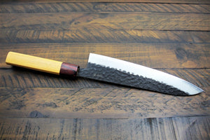 Kitchen Knives - Sakai Takayuki Gyuto Kurouchi Hammered Finish Aogami Super 210mm (8.3") /240mm(9.4")  Japanese Chef Knife