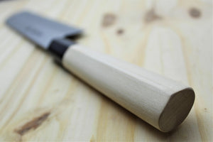 Kitchen Knives - Sakai Takayuki Kamagata Usuba Knife With Buffalo Horn Handle White Steel 180mm (7.1")