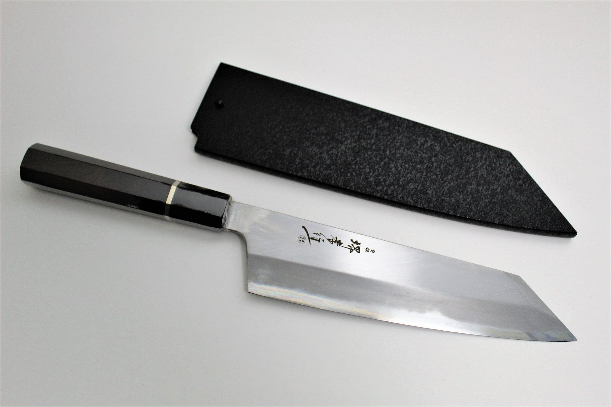 Kitchen Knives - Sakai Takayuki Kengata Gyuto Homura SP With Saya 225mm (8.8") - Aoniko (Blue Steel #2)
