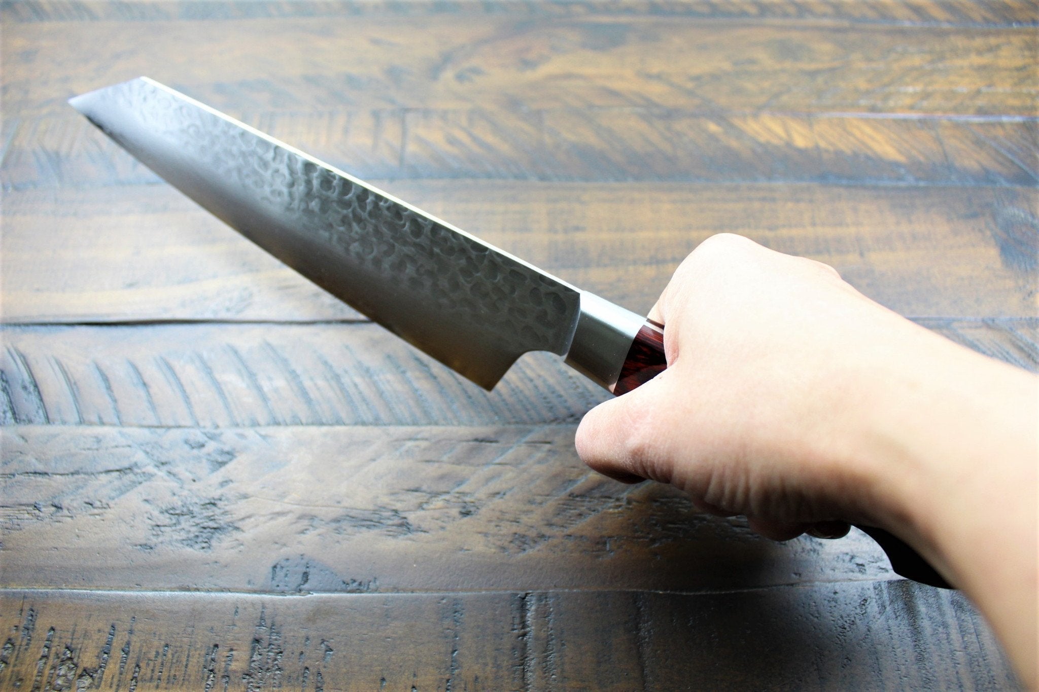 Kitchen Knives - Sakai Takayuki Kengata Gyuto Japanese Chef Knife 190mm (7.5") Damascus 33 Layer