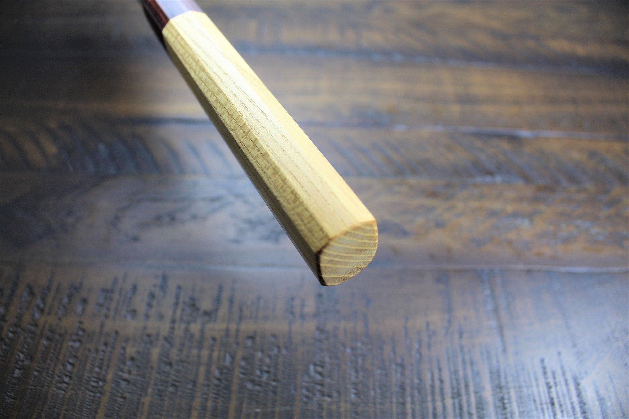 Kitchen Knives - Sakai Takayuki Kengata Gyuto Kurouchi Hammered Finish Aogami Super 190mm (7.5") Japanese Chef Knife