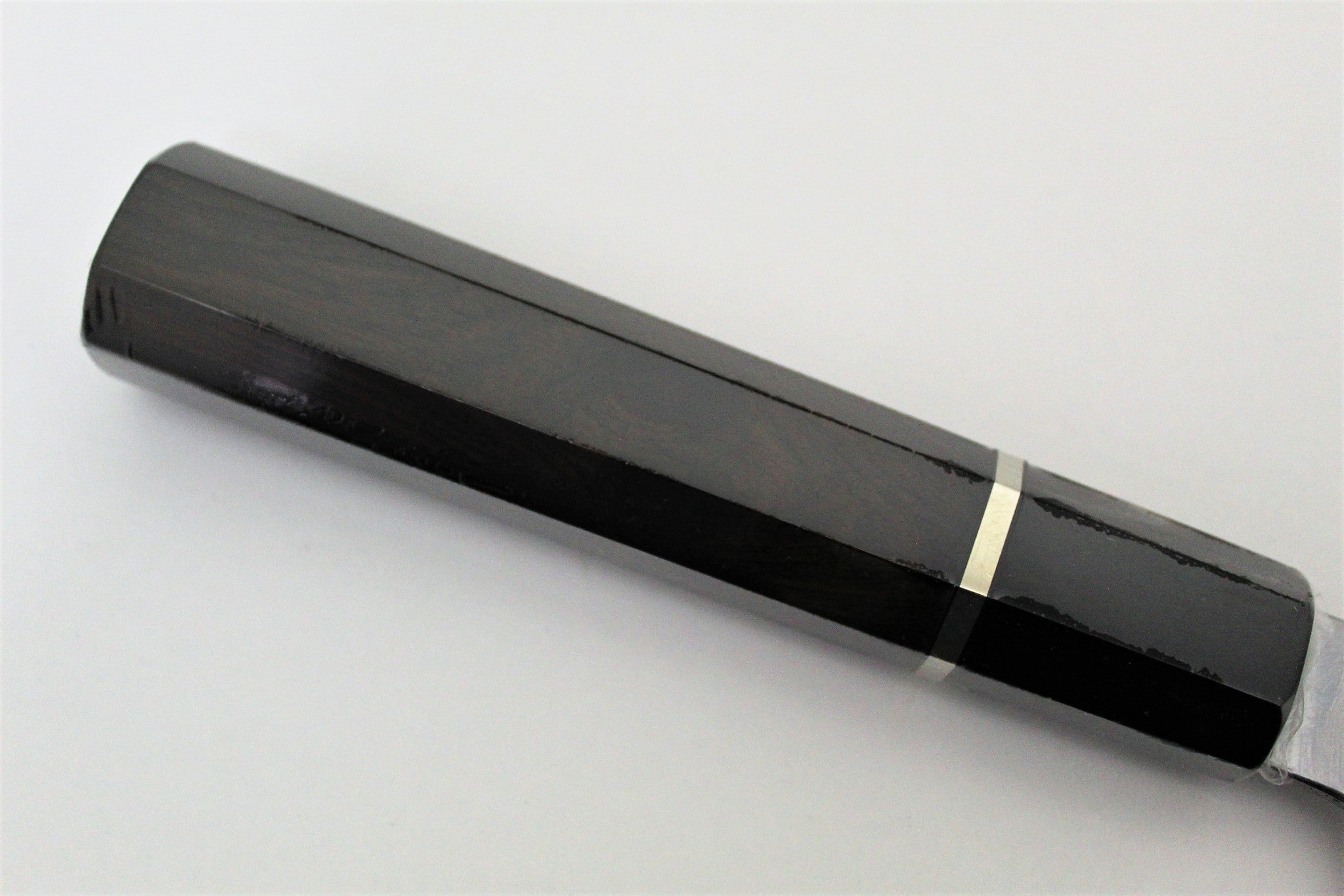 Kitchen Knives - Sakai Takayuki Kengata Santoku Homura SP With Saya 225mm (8.8") - Aoniko (Blue Steel #2)