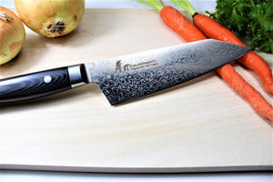 Kitchen Knives - Sakai Takayuki Kengata Santoku Knife 160mm (6.3") VG10-VG2 Coreless Damascus