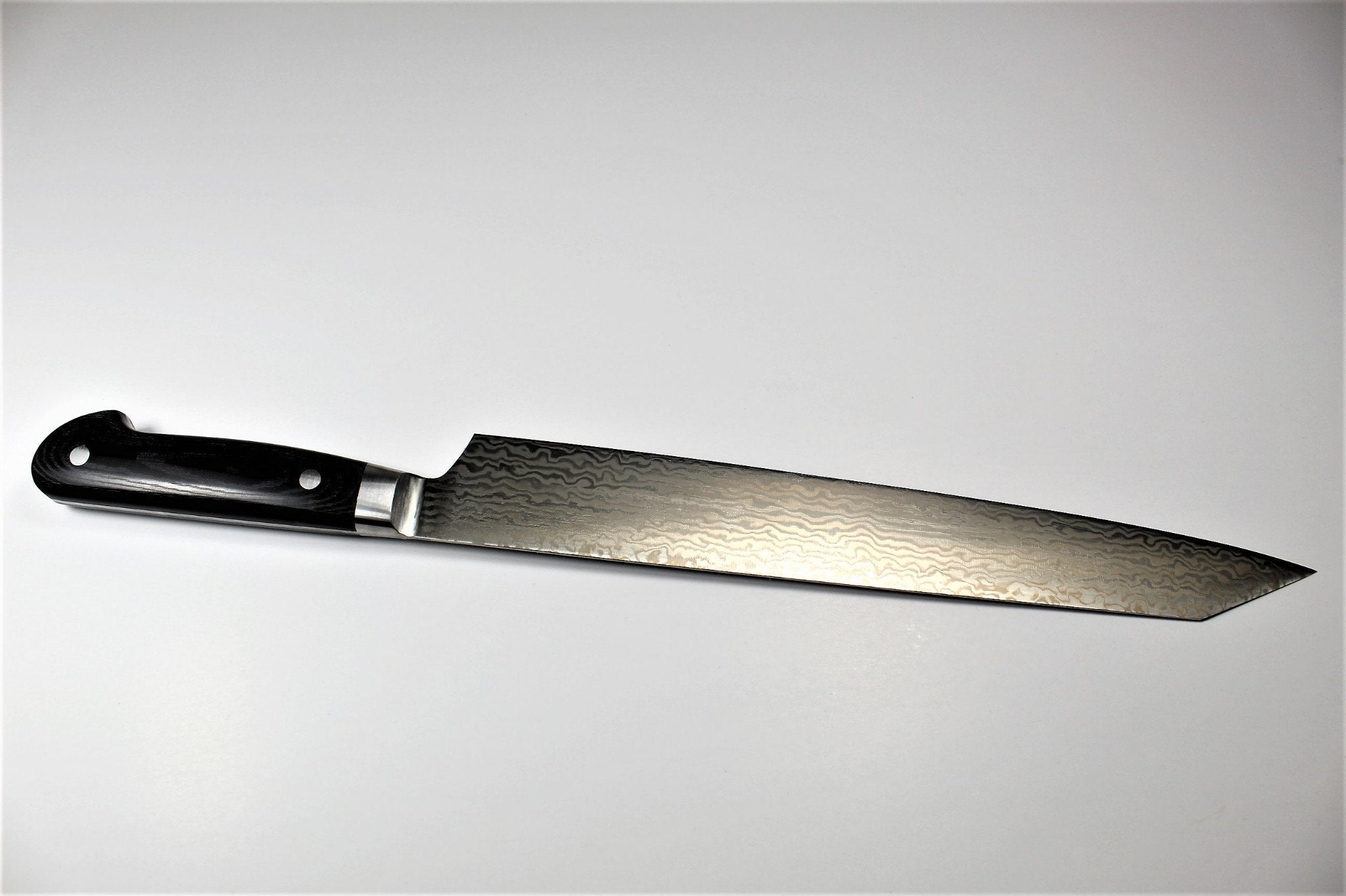 Kitchen Knives - Sakai Takayuki Kengata Yanagiba Slicer Knife 260mm (10.2") VG10-VG2 Coreless Damascus