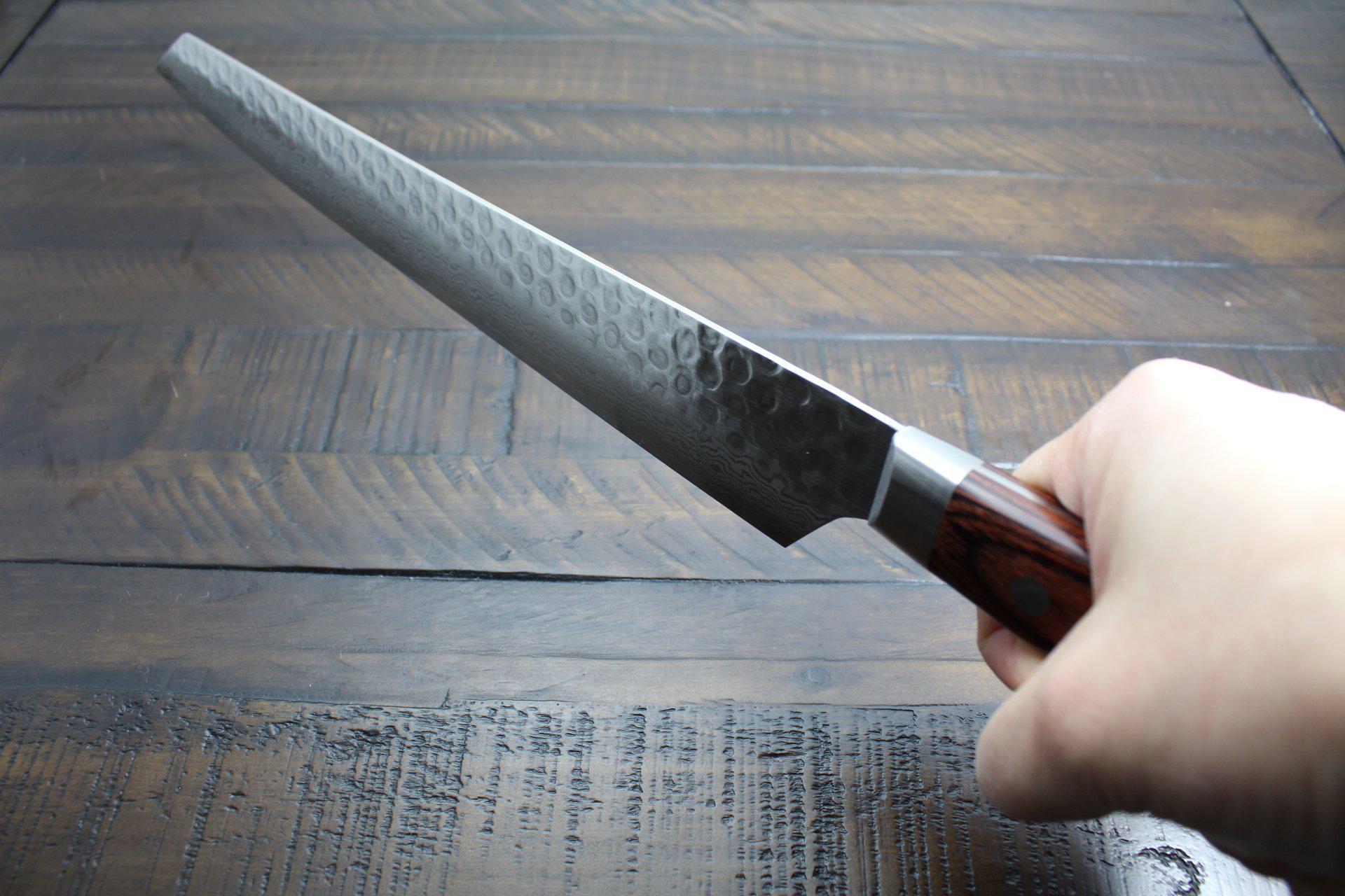 Kitchen Knives - Sakai Takayuki Kiritsuke Yanagiba Slicer Knife 300 Mm (11.8") Damascus 17 Layer