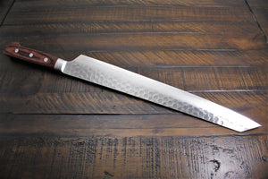 Kitchen Knives - Sakai Takayuki Kiritsuke Yanagiba Slicer Knife 300 Mm (11.8") Damascus 17 Layer