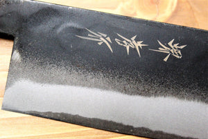 Kitchen Knives - Sakai Takayuki Kurouchi Nakiri Knife 165 Mm (6.4")/ 180mm (7.0")