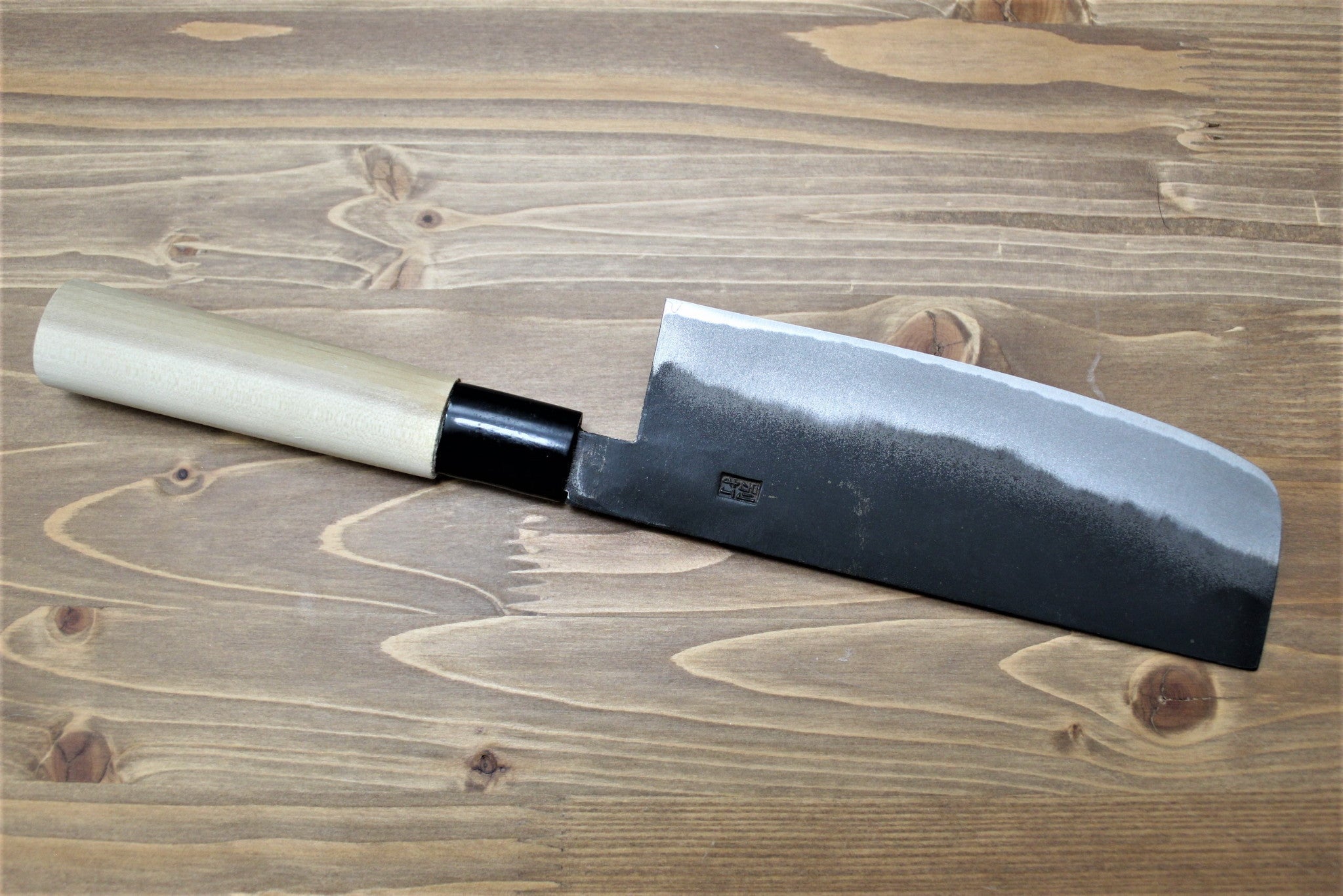 Kitchen Knives - Sakai Takayuki Kurouchi Nakiri Knife 165 Mm (6.4")/ 180mm (7.0")