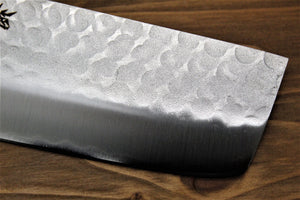 Kitchen Knives - Sakai Takayuki Nakiri Knife 165mm (6.5") Aoniko Warikomi