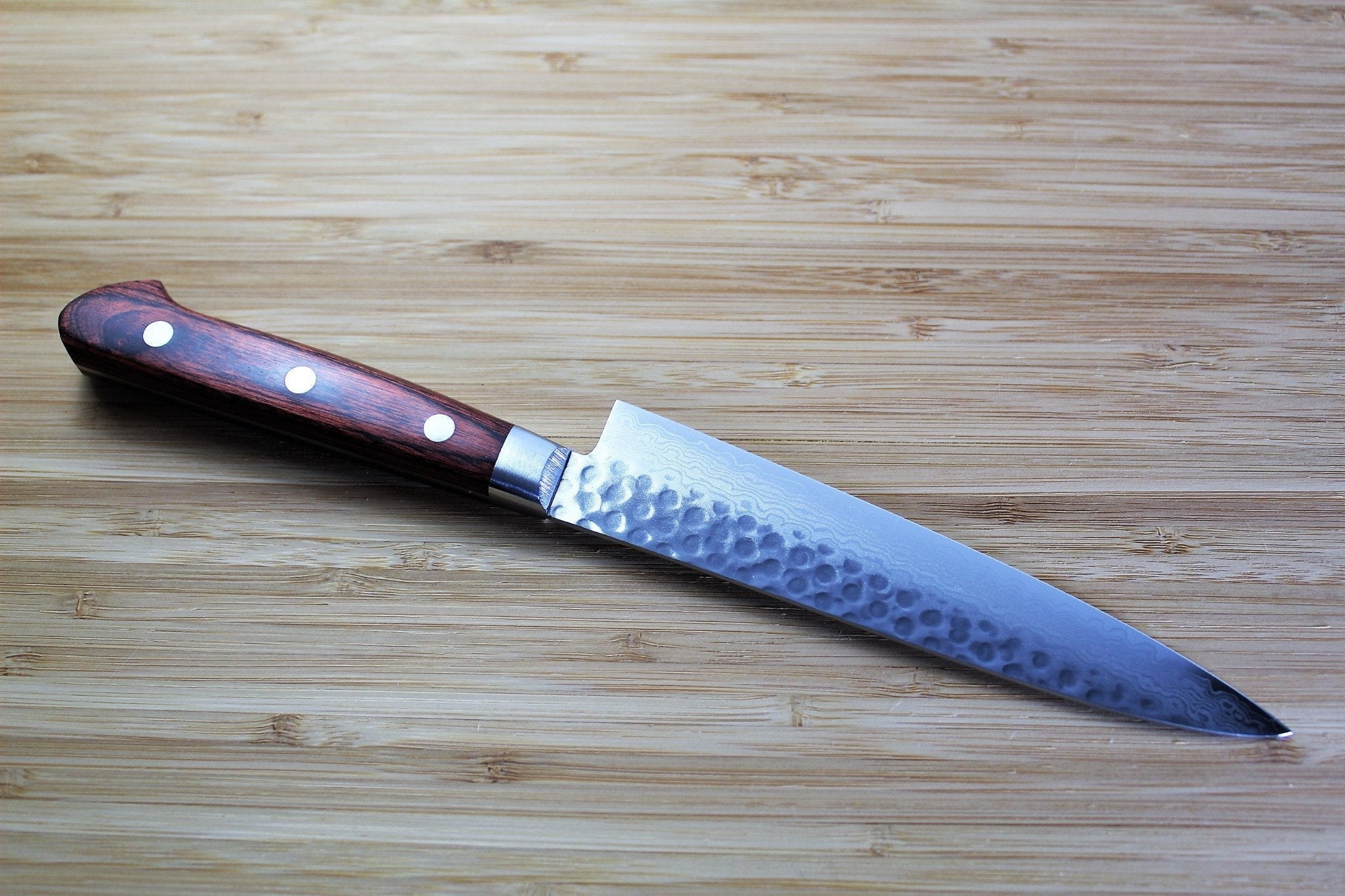 Kitchen Knives - Sakai Takayuki Petty Knife 135mm (5.3") Damascus 17 Layer