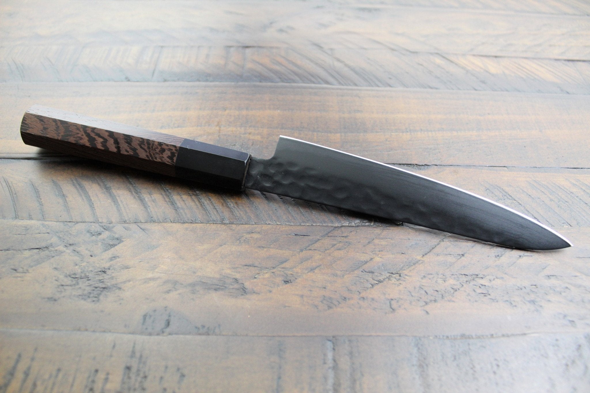 Kitchen Knives - Sakai Takayuki Petty Knife With Wenge Handle 150mm (5.9" ) Kurokage VG-10 With Non Stick Coating