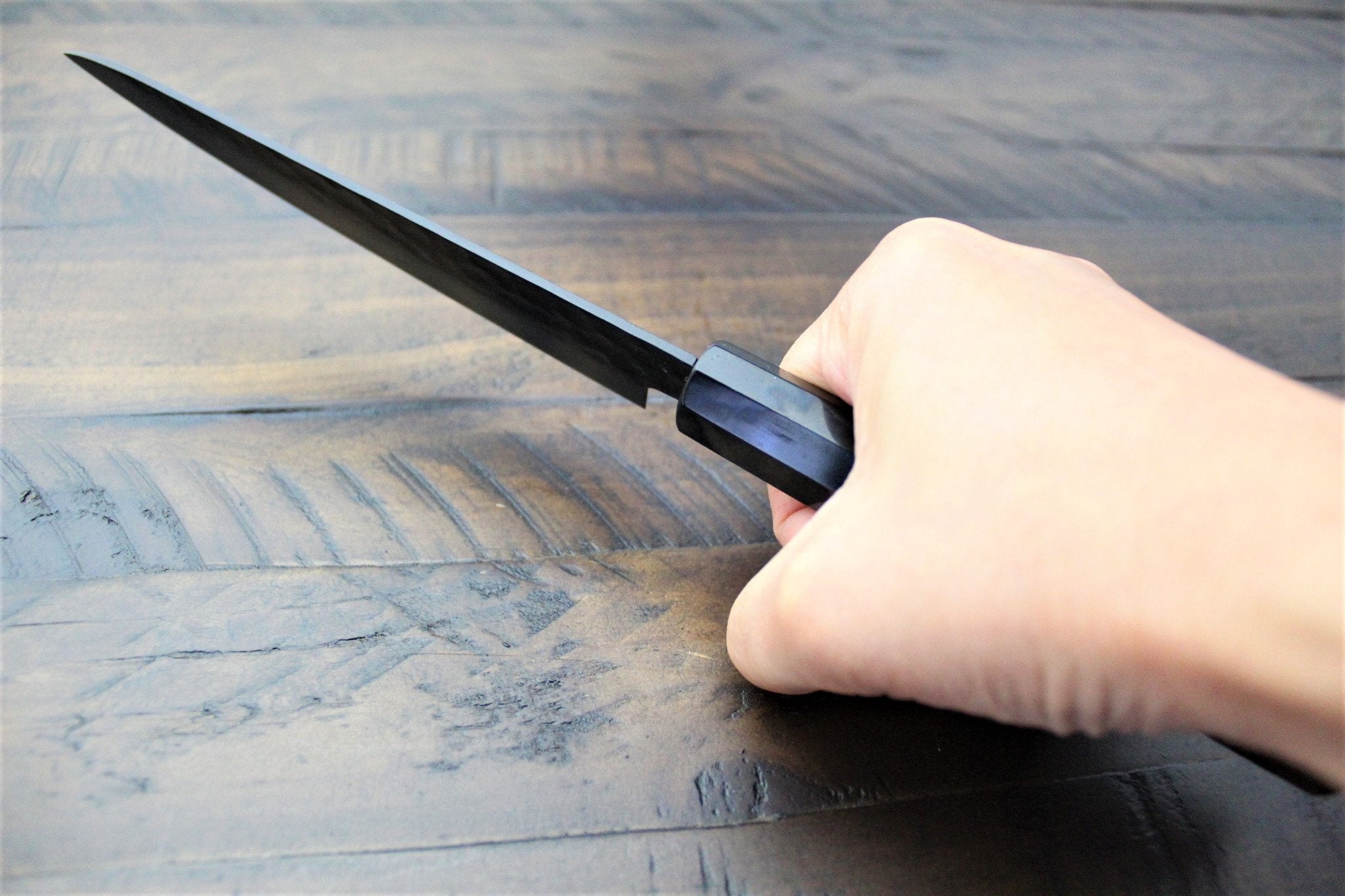 Kitchen Knives - Sakai Takayuki Petty Knife With Wenge Handle 150mm (5.9" ) Kurokage VG-10 With Non Stick Coating
