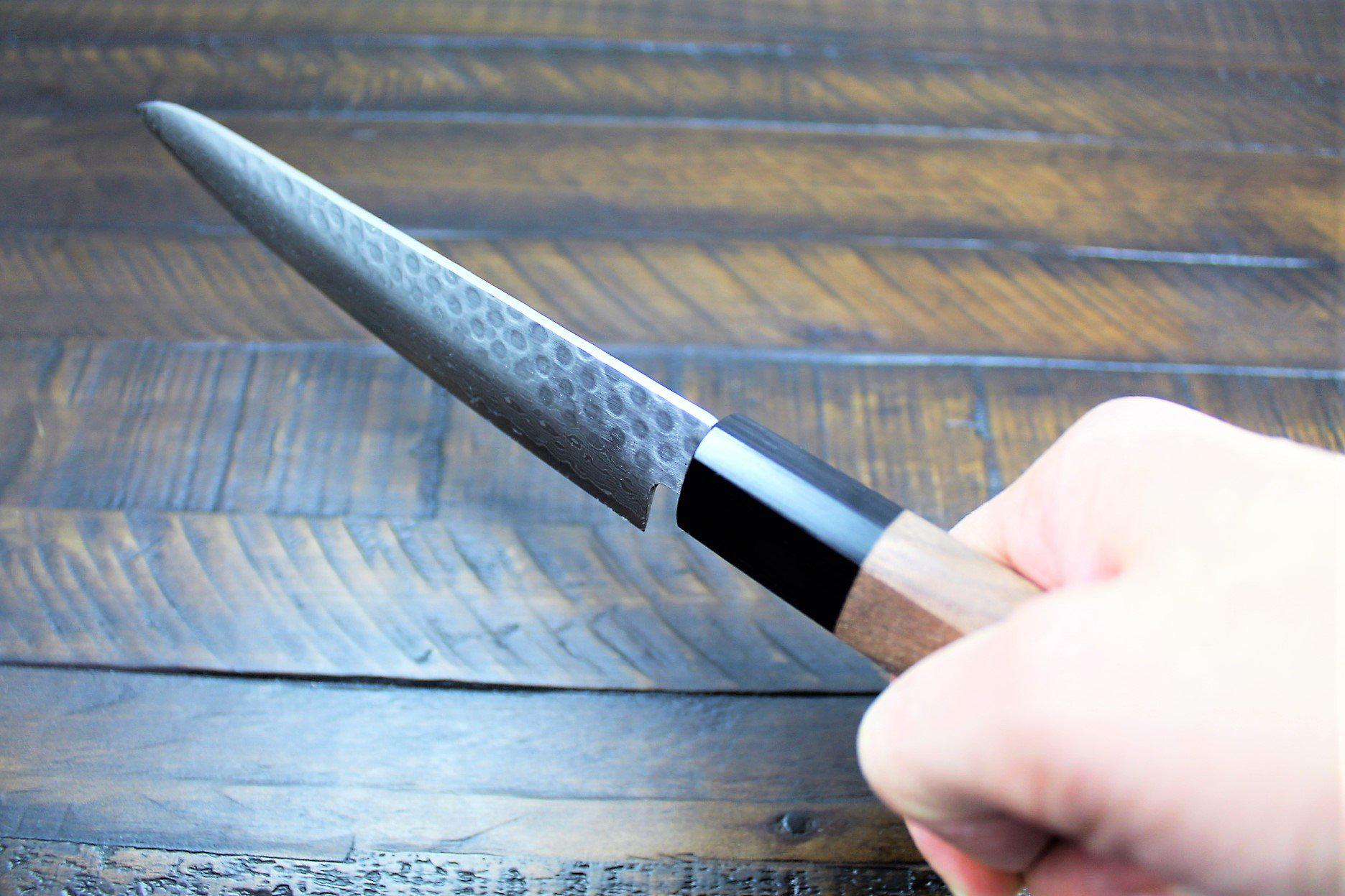 Kitchen Knives - Sakai Takayuki Petty Utility Knife 150mm (5.9")Damascus 45 Layer With Walnut Handle