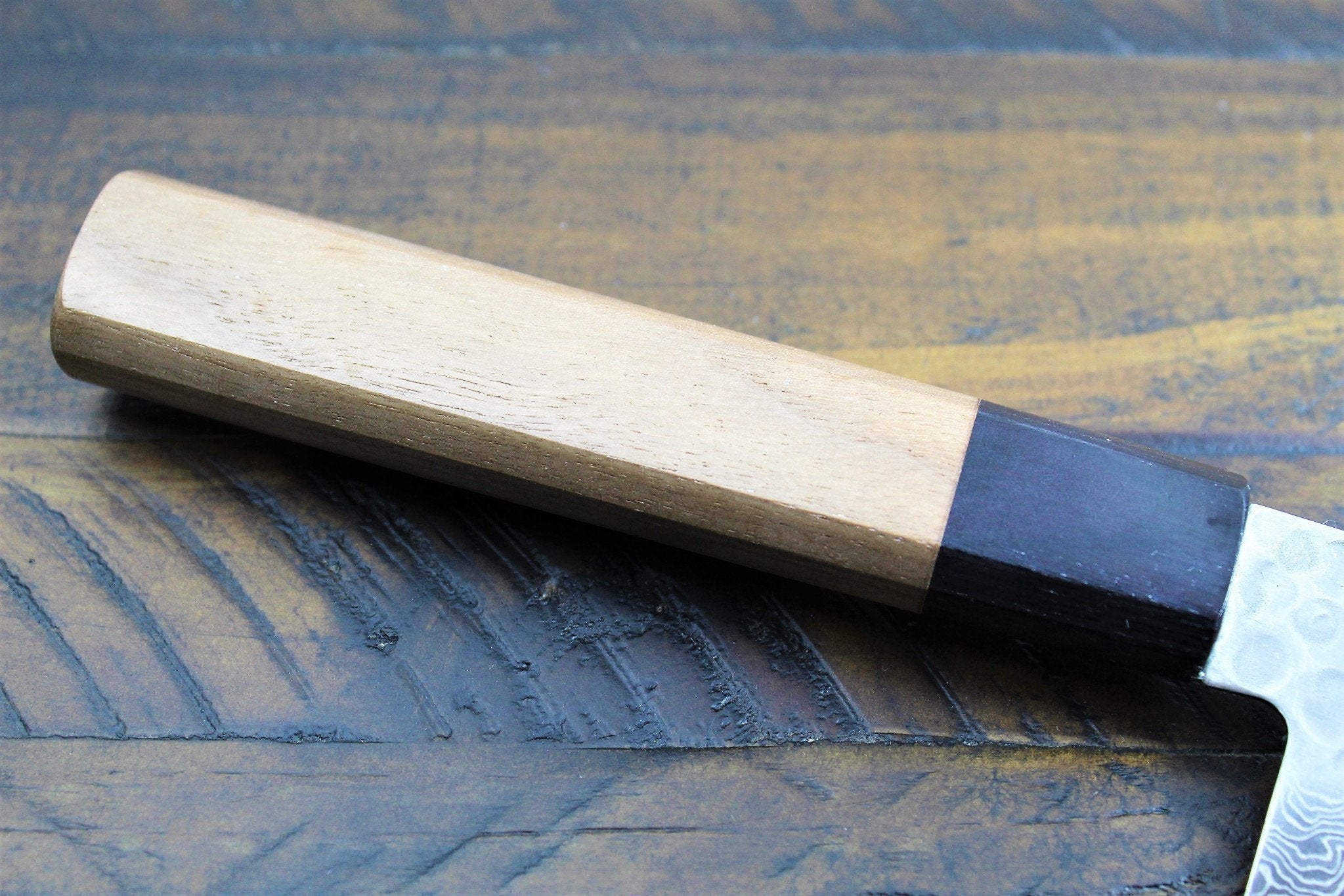 Kitchen Knives - Sakai Takayuki Santoku Knife 180mm (7.1") Damascus 45 Layer With Walnut Handle