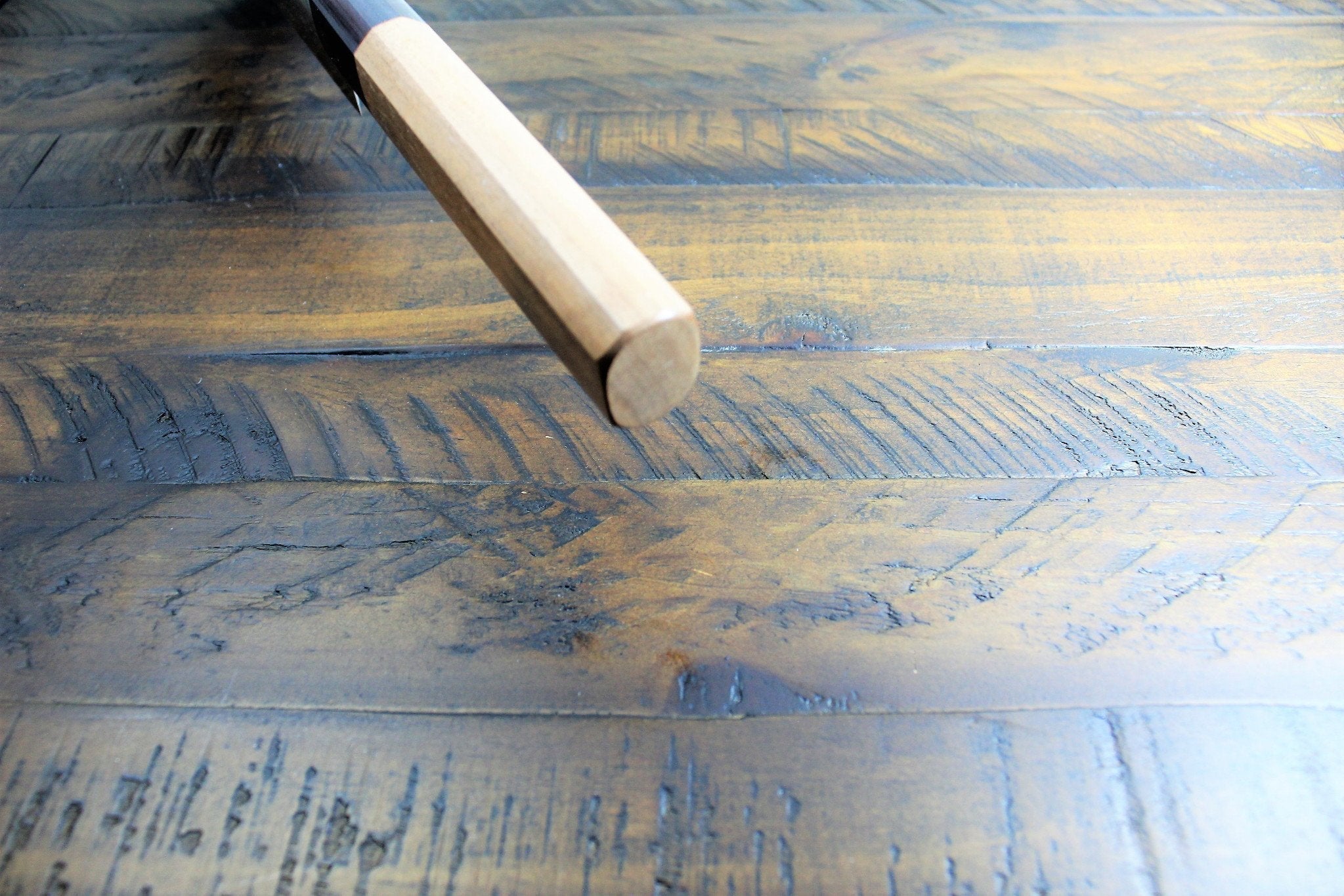 Kitchen Knives - Sakai Takayuki Santoku Knife 180mm (7.1") Damascus 45 Layer With Walnut Handle