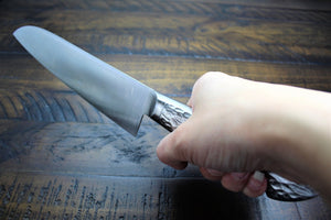Kitchen Knives - Sakai Takayuki Santoku Knife 180mm (7.1") INOX Pro Molybdenum Stainless Steel