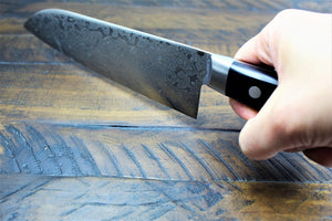 Kitchen Knives - Sakai Takayuki Santoku Knife Mirror 170mm (6.7") Damascus 45 Layer