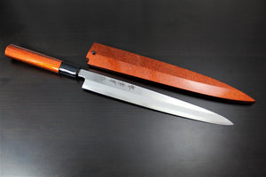 Kitchen Knives - Sakai Takayuki Shobu Knife 240mm (9.4") With Saya - Shikisai Hikari - Molybdenum Stainless Steel