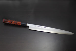 Kitchen Knives - Sakai Takayuki Shobu Knife 240mm (9.4") With Saya - Shikisai Kincha - Molybdenum Stainless Steel