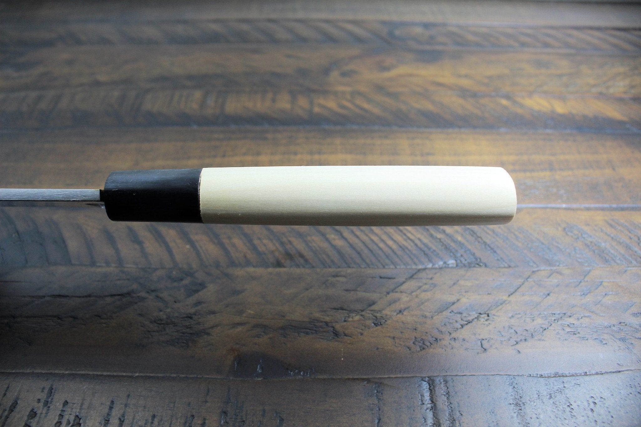 Kitchen Knives - Sakai Takayuki Shobu Knife White Steel 300mm (11.8") With Buffalo Horn Handle Kasumi Togi