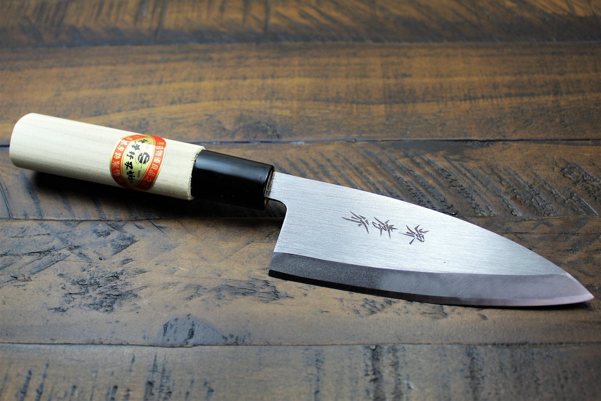 Kitchen Knives - Sakai Takayuki Small Deba Knife / Ajikiri 120mm (4.7")