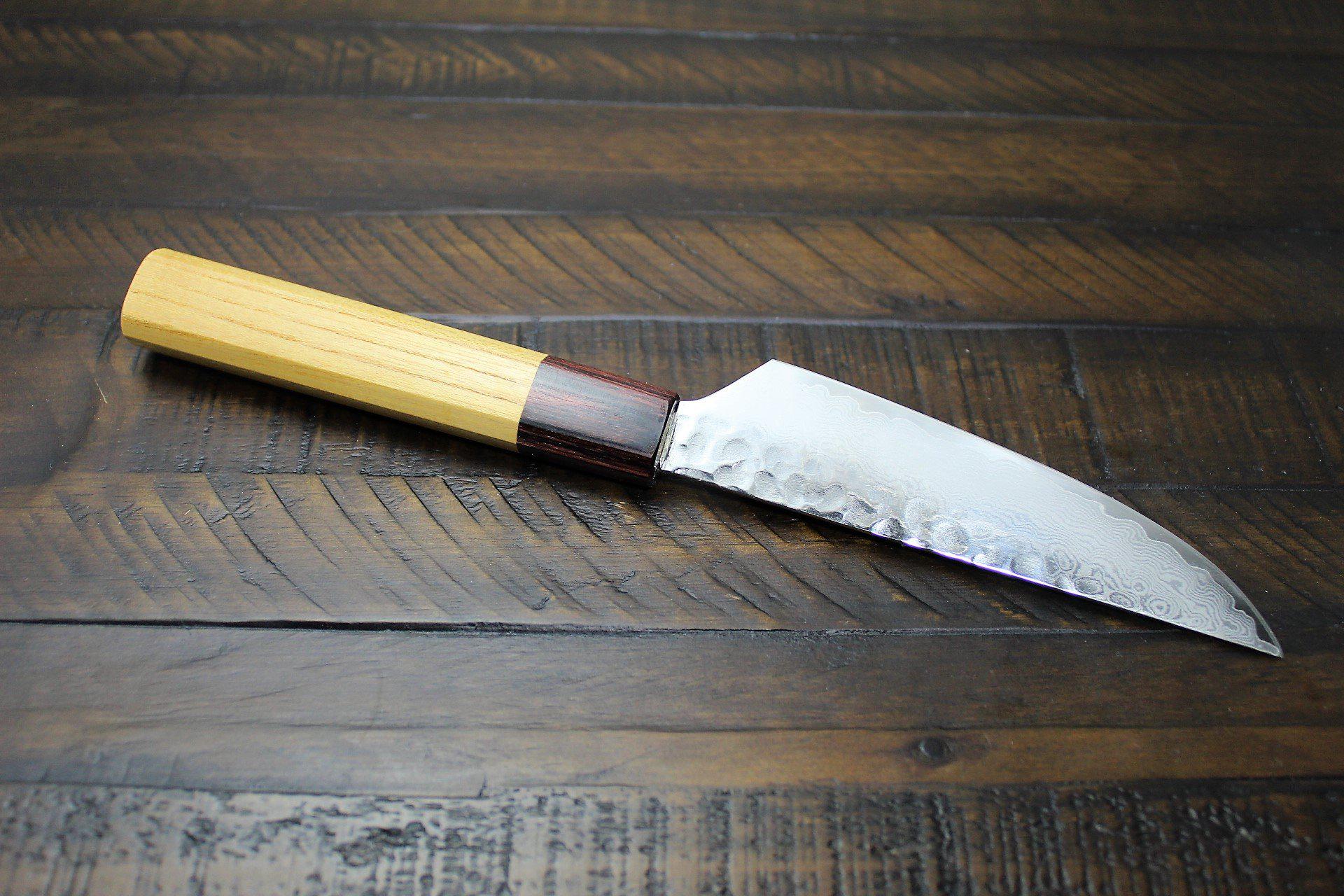 Kitchen Knives - Sakai Takayuki Steak Knife 120mm (4.7") Damascus 33 Layer Japanese Handle