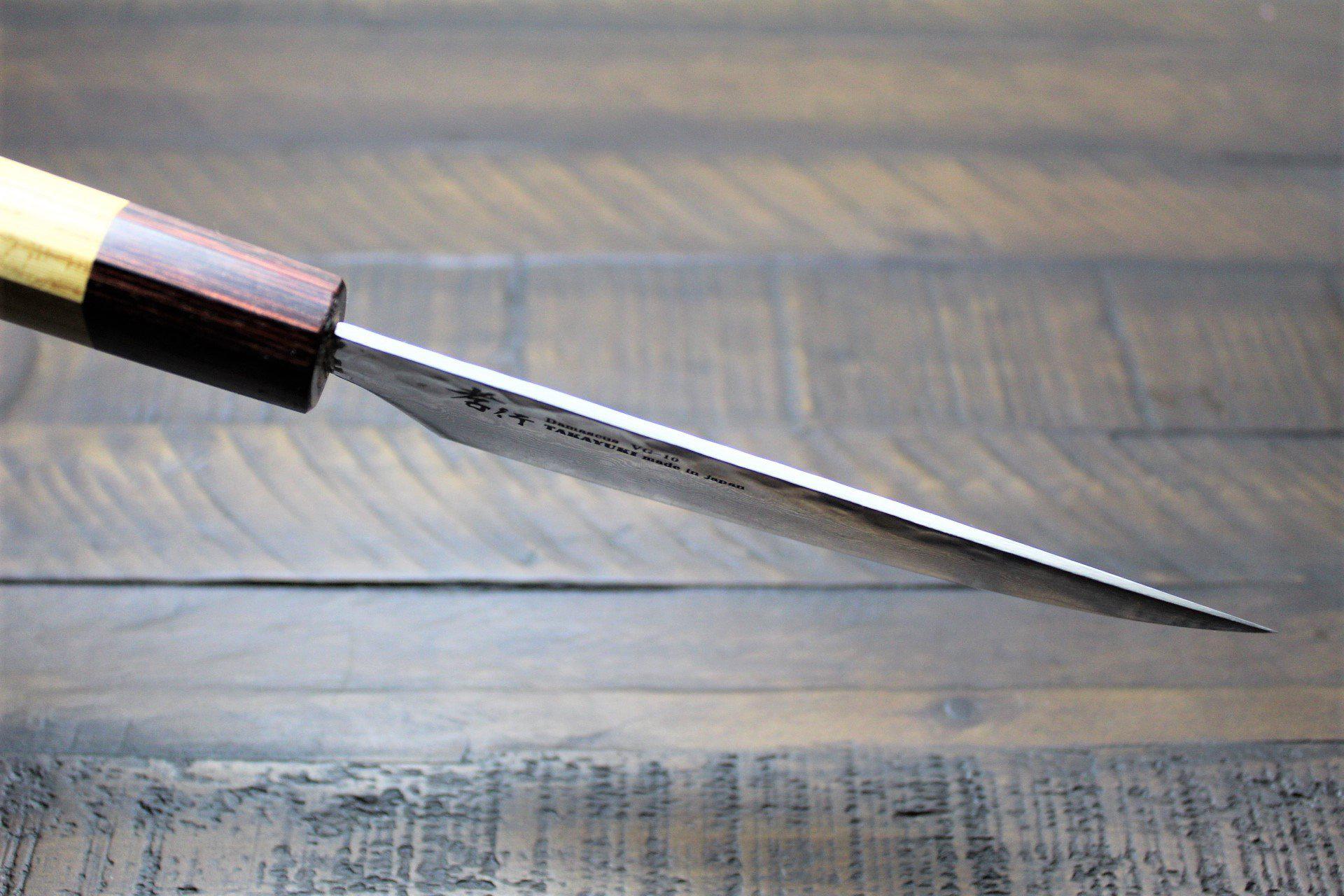 Kitchen Knives - Sakai Takayuki Steak Knife 120mm (4.7") Damascus 33 Layer Japanese Handle