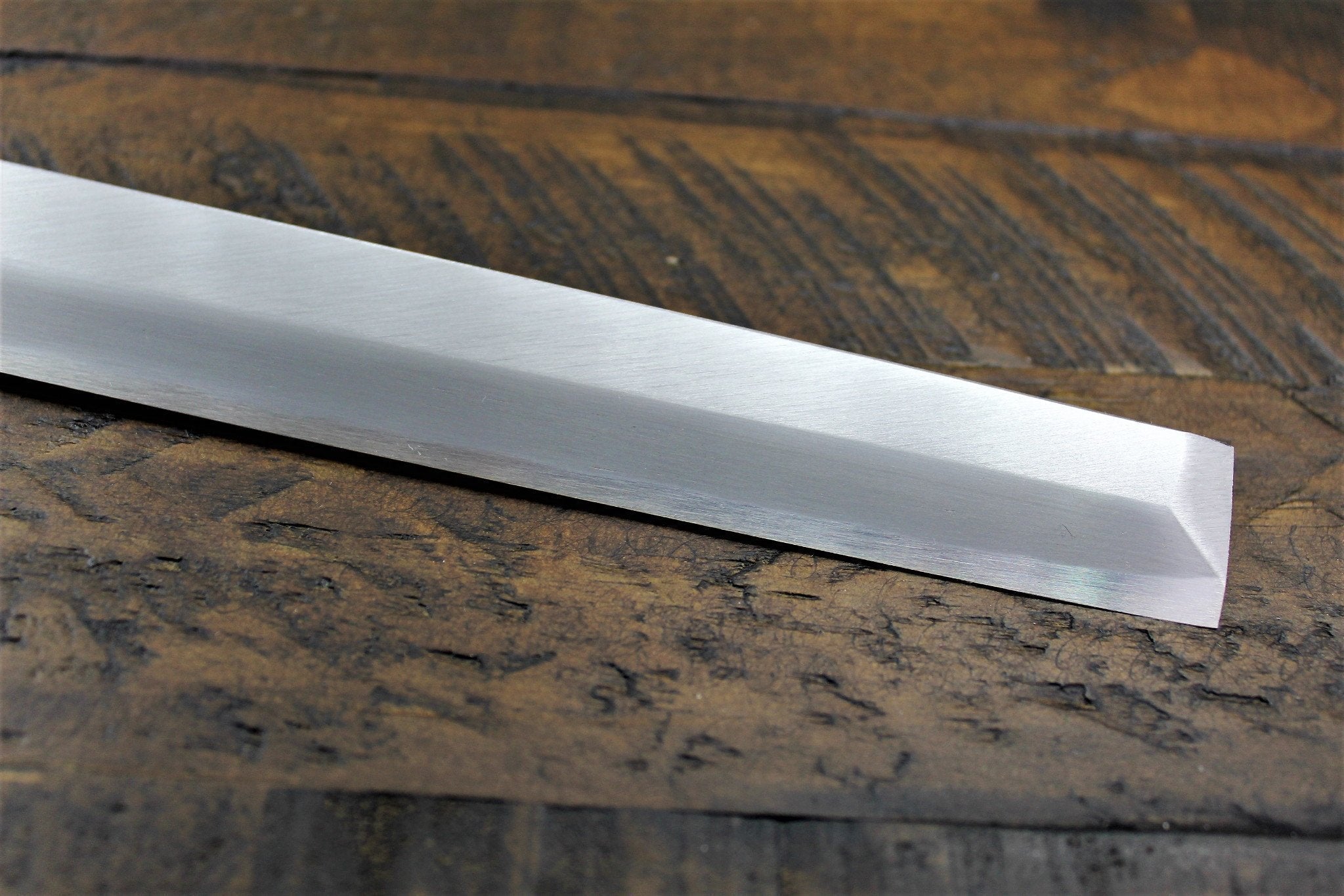 Kitchen Knives - Sakai Takayuki Takohiki Slicer Knife With Buffalo Horn Handle White Steel #2 Kasumi Togi Sakai Takayuki
