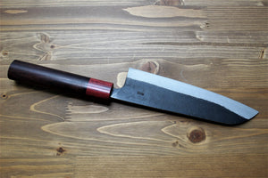 Kitchen Knives - Sawakazuma Genryu Aoniko Santoku 165 Mm / 6.5" Rosewood Handle