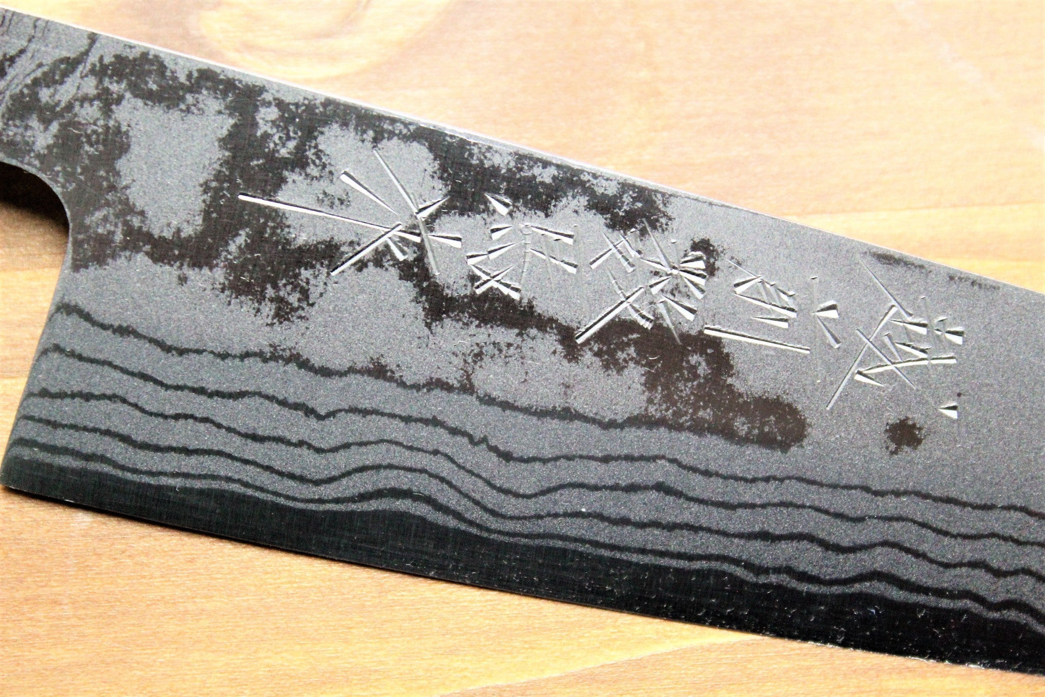 Kitchen Knives - Sawakazuma Ginryu Damascus Aoniko Petty 135 Mm / 5.3" Rosewood Handle