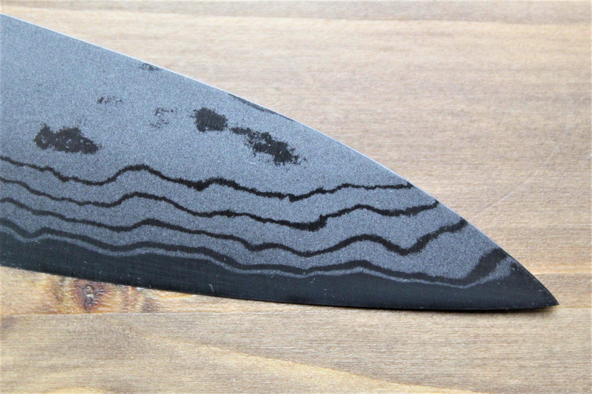 Kitchen Knives - Sawakazuma Ginryu Damascus Aoniko Petty 135 Mm / 5.3" Rosewood Handle