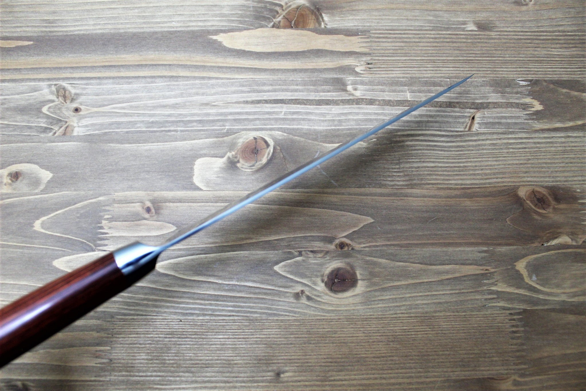 Kitchen Knives - Sawakazuma Ginsho SRS13 Gyuto Chef Knife 210 Mm / 8.2" Desert Ironwood Handle