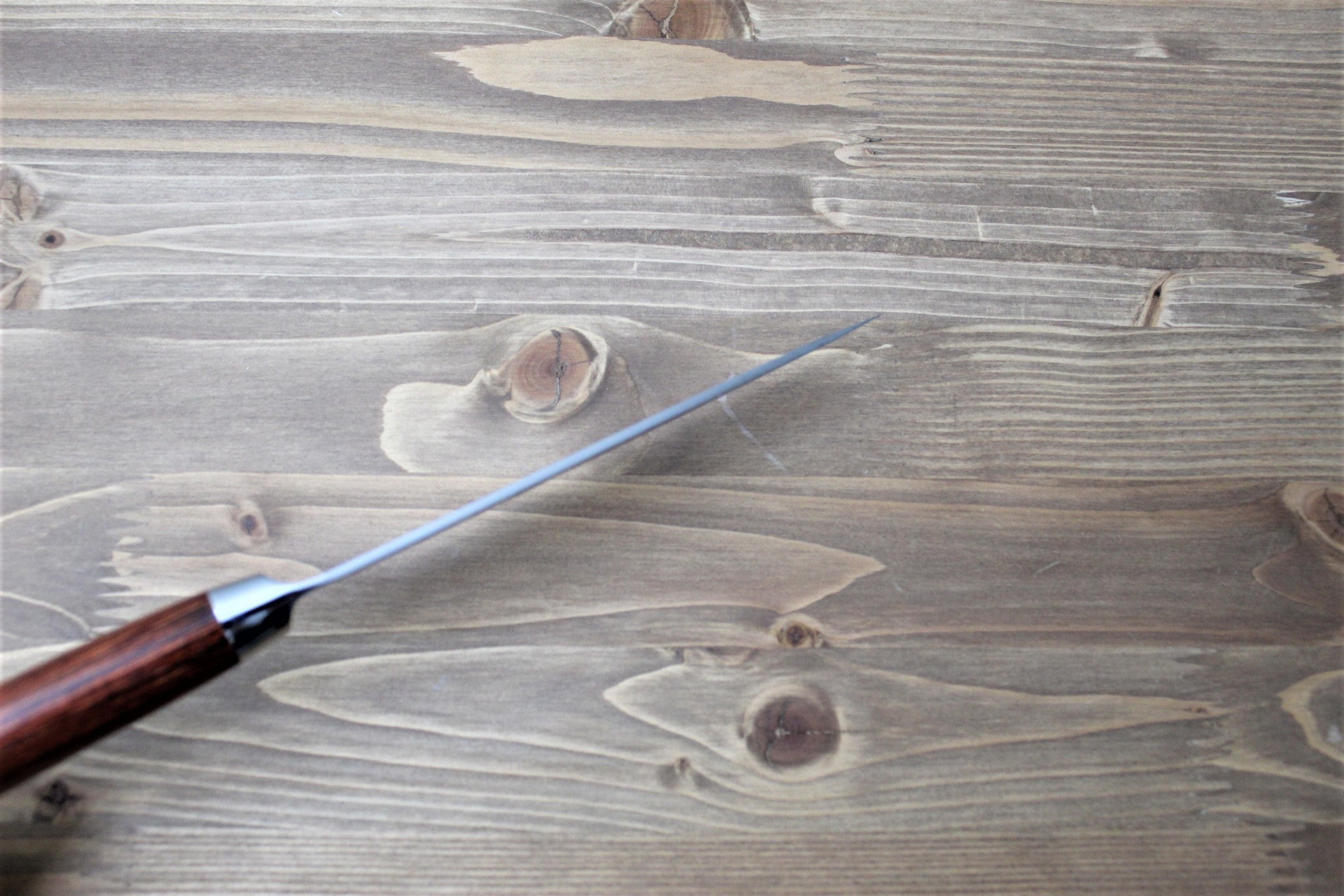 Kitchen Knives - Sawakazuma Ginsho SRS13 Petty 135 Mm / 5.3" Desert Ironwood Handle