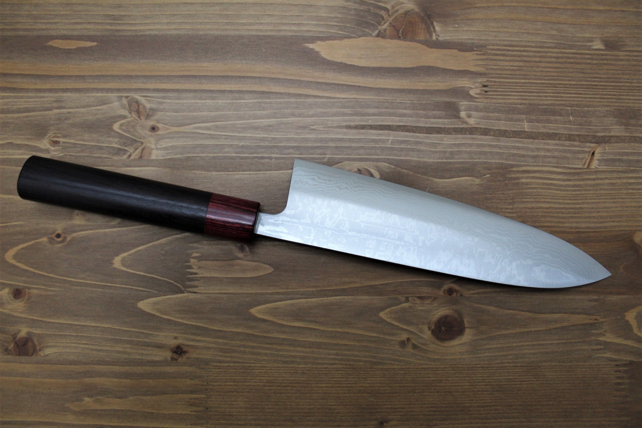 Kitchen Knives - Sawakazuma Setsugetsuka VG-10 Damascus Gyuto 210 Mm / 8.2" Rosewood Handle