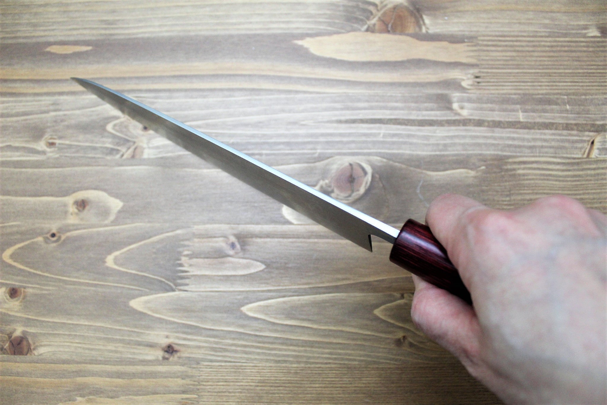 Kitchen Knives - Sawakazuma Setsugetsuka VG-10 Damascus Gyuto 210 Mm / 8.2" Rosewood Handle