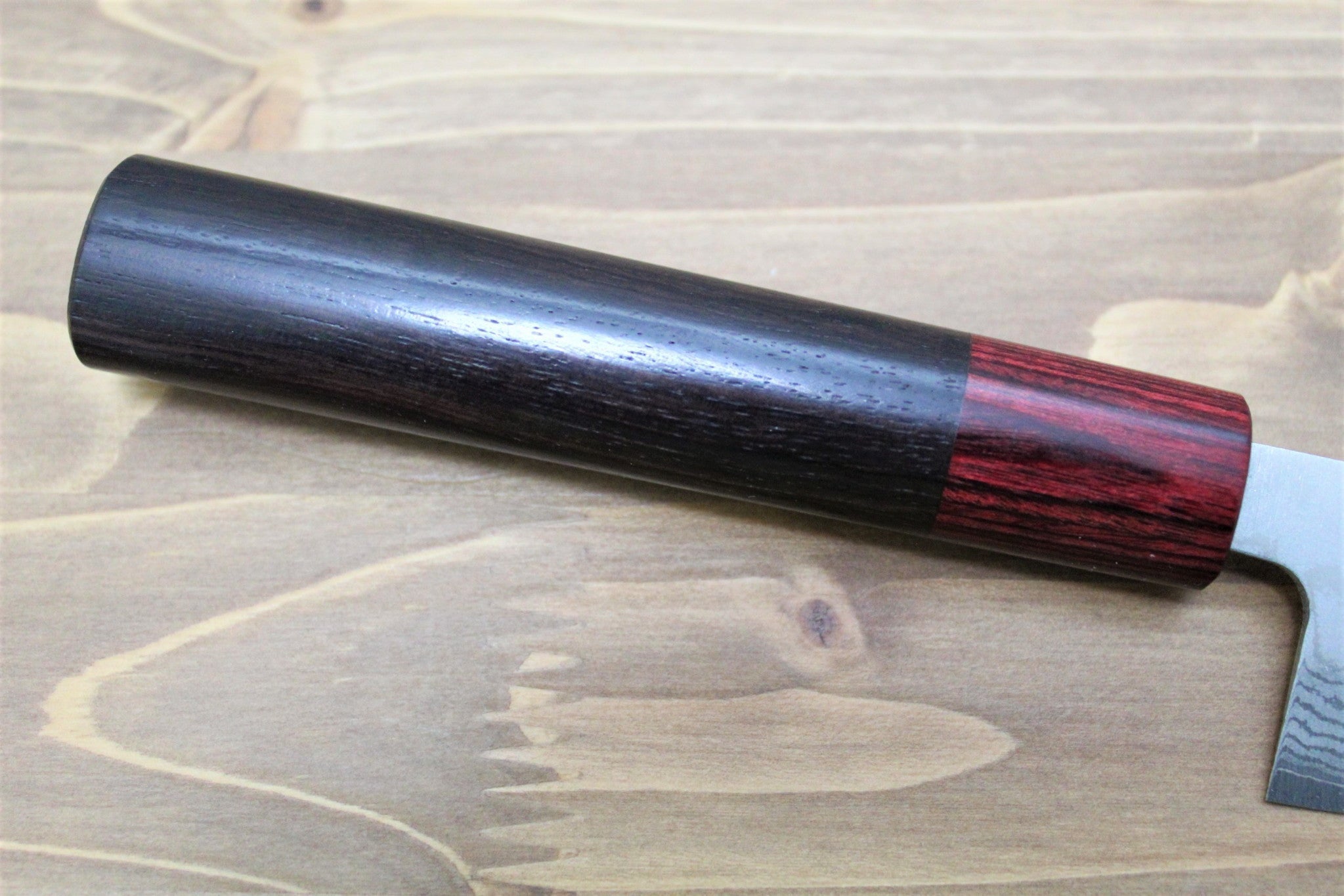 Kitchen Knives - Sawakazuma Setsugetsuka VG-10 Damascus Nakiri Knife 165 Mm / 6.5" Rosewood Handle