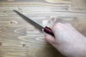 Kitchen Knives - Sawakazuma Setsugetsuka VG-10 Damascus Petty Knife 135 Mm / 5.3" Rosewood Handle