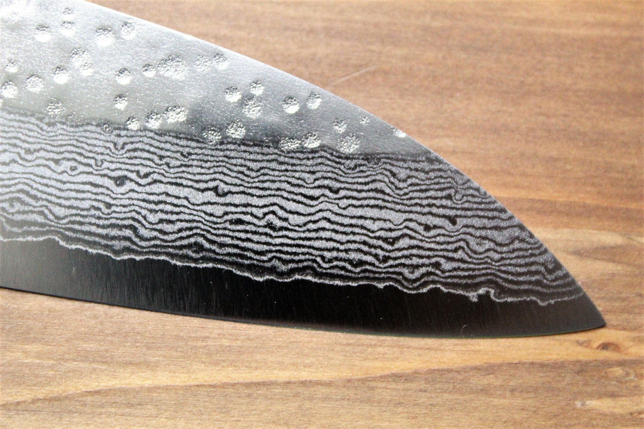 Kitchen Knives - Sawakazuma Setsukei VG-10 Damascus Gyuto Knife 210 Mm / 8.2" Rosewood Handle