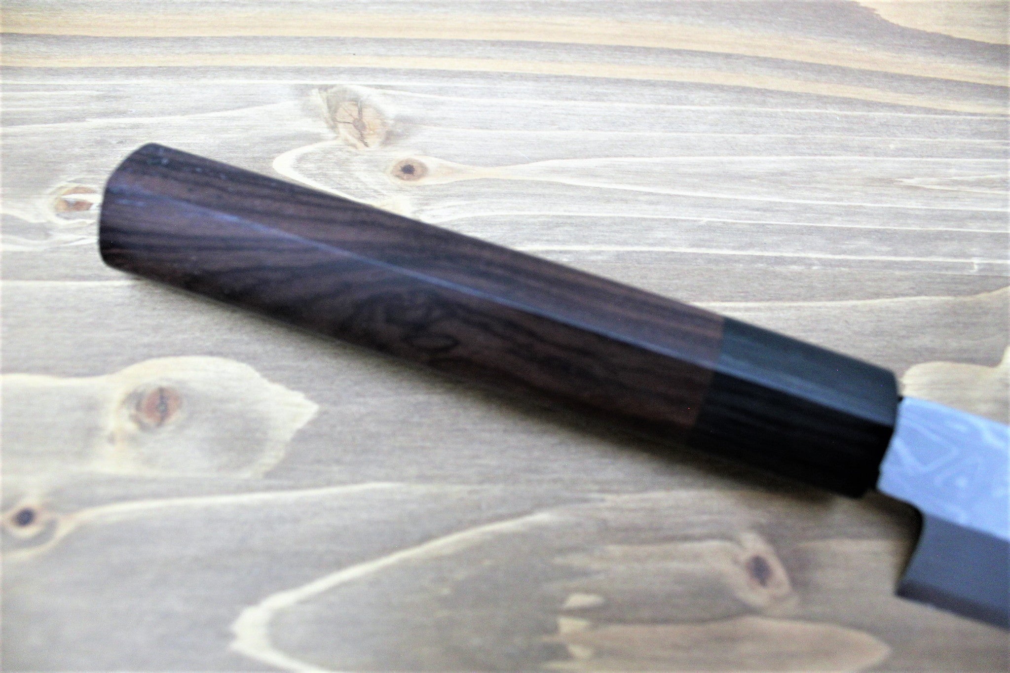 Kitchen Knives - Sawakazuma Yanagiba Slicer Knife 210 Mm / 8.2" Shironiko Damascus Rosewood Handle