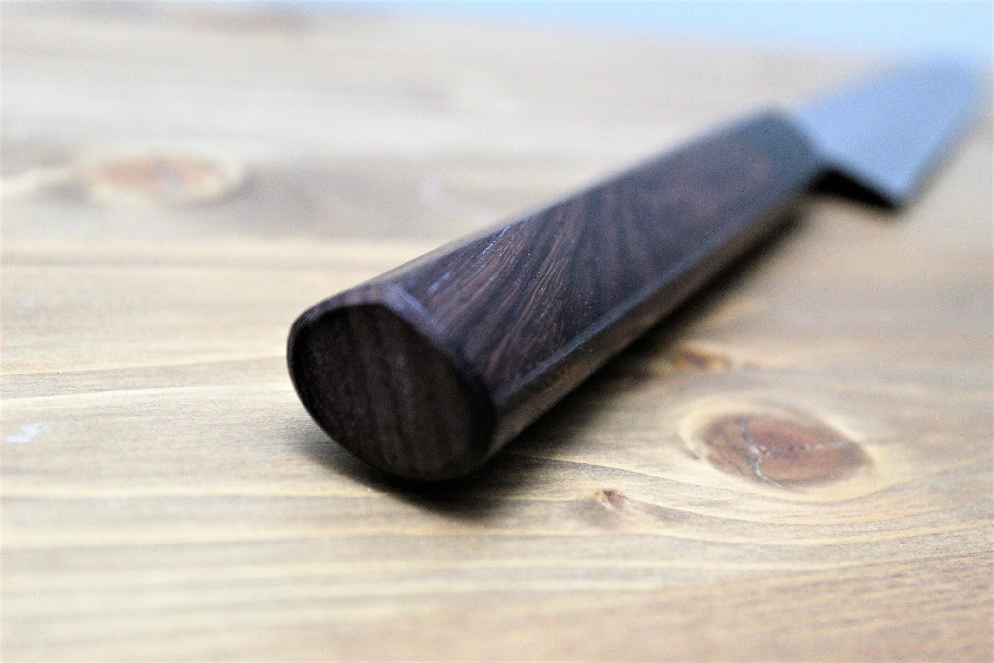 Kitchen Knives - Sawakazuma Yanagiba Slicer Knife 210 Mm / 8.2" Shironiko Damascus Rosewood Handle