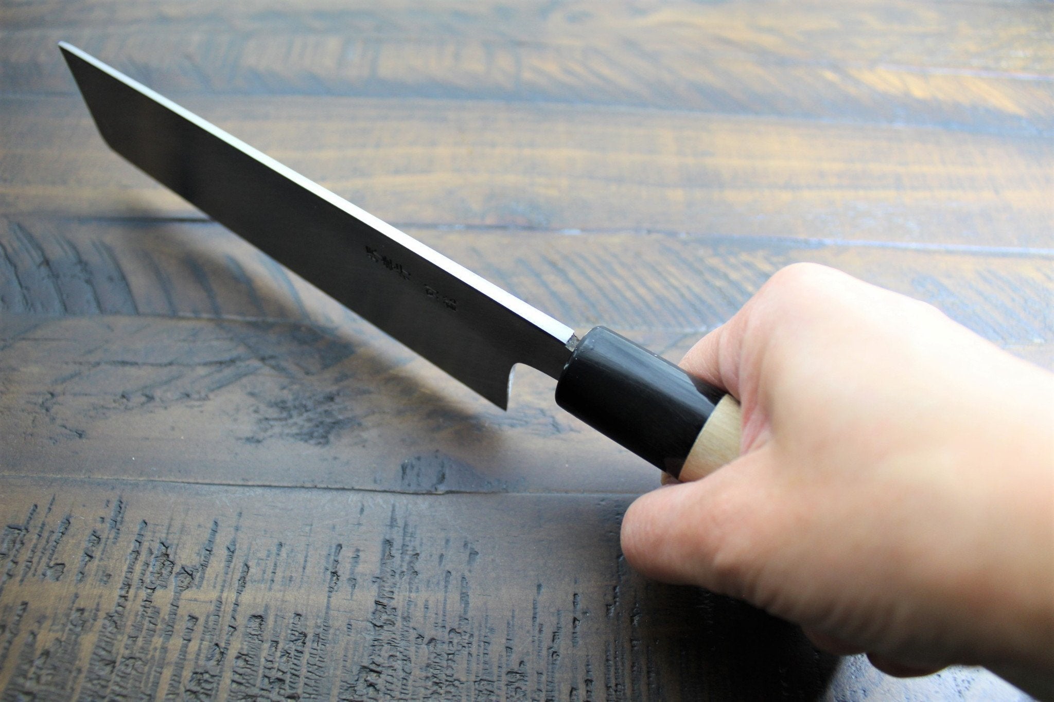 Kitchen Knives - Usuba Knife / Nakiri Knife White Steel #2 180mm (7.1") Sakai Takayuki