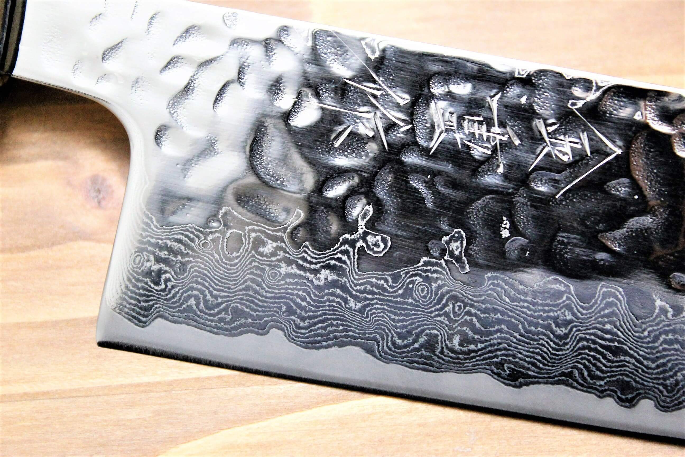 Knife - Kaneshige Hamono 10A Nickel Damascus 67 Layer Kiritsuke Gyuto Knife 210 Mm (8.2")