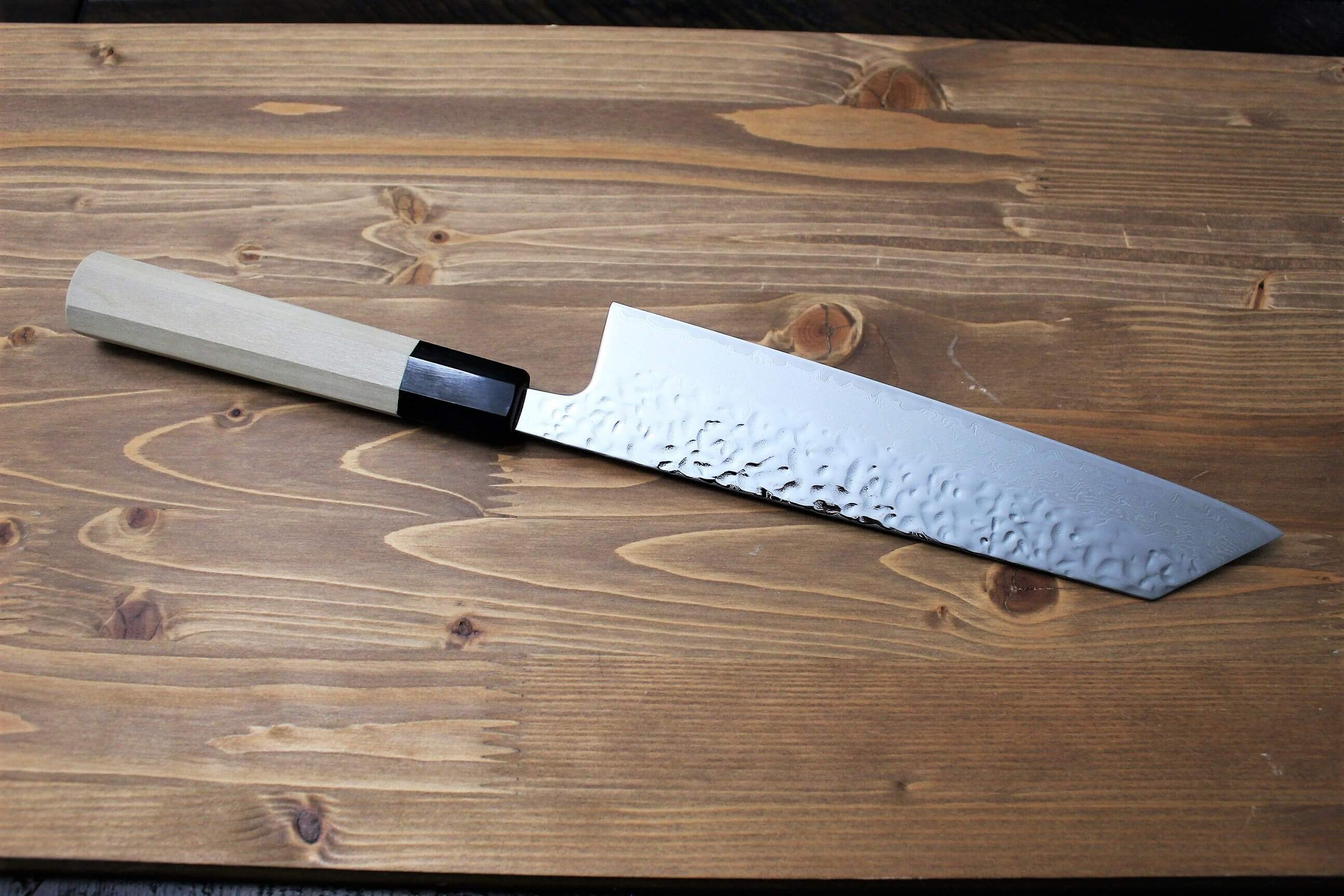 Knife - Kaneshige Hamono 10A Nickel Damascus 67 Layer Kiritsuke Gyuto Knife 210 Mm (8.2")