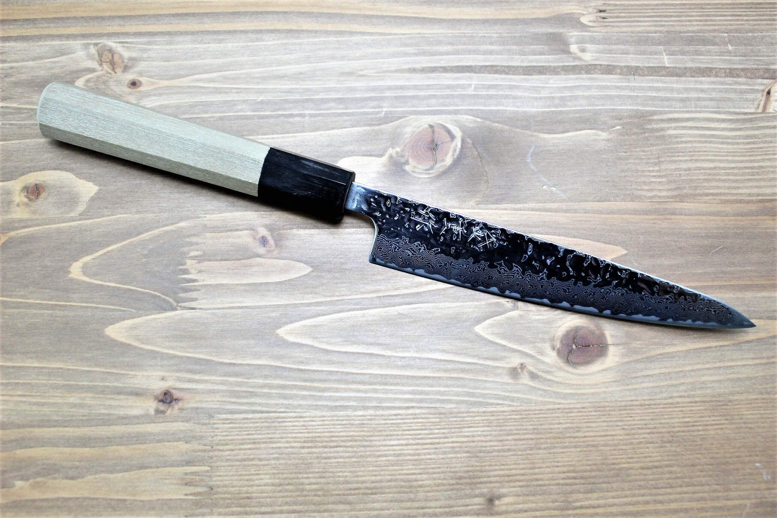 Knife - Kaneshige Hamono 10A Nickel Damascus 67 Layer Petty Knife 150 Mm (5.9")